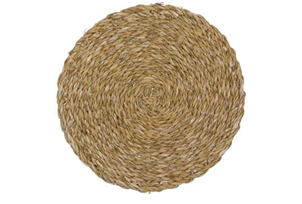 Salvamantel Mimbre Redondo 20 cm | Mantel Individual | Resistente al Calor | Antideslizante | Decorativo | Protege tu Mesa
