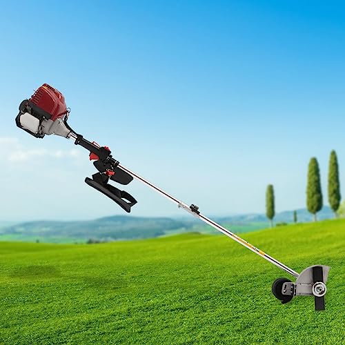 Dodoam 35.88CC Weed Wacker Gas Powered String Trimmer 4-Stroke Lawn Edger, 0.75KW Powerful Brush Cutter