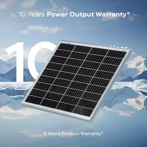 Image of WAAREE 100 Watt 12V Mono PERC Solar Panel || Pack of 1 || High Efficiency Rooftop Solar Module | 25-Year Performance Warranty | Durable & Weather-Resistant | Best for Home & Off-Grid Systems |