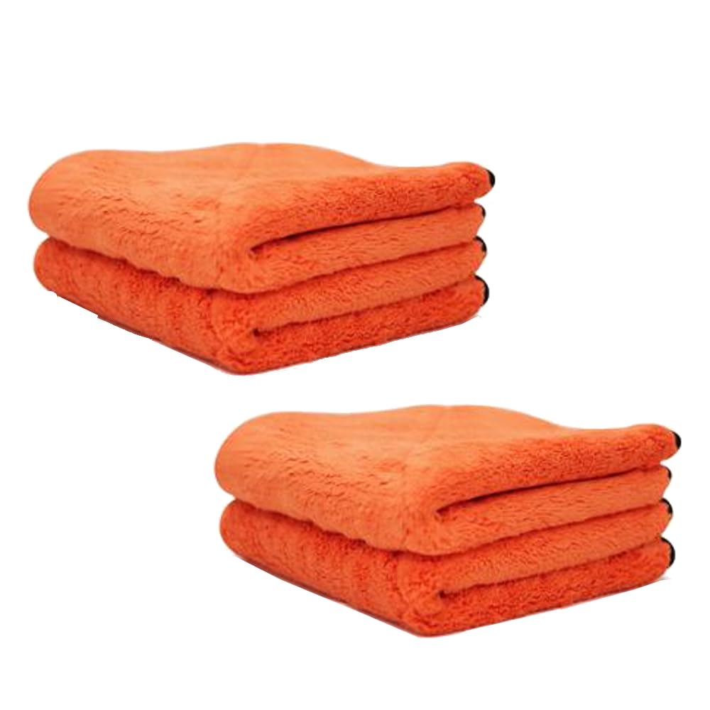 Auto Trockentuch Mikrofaser bis 1400 GSM – fusselfrei streifenfrei – Mikrofasertuch Auto trocknen ohne Kratzer – Auto Detailing Tuch – 60x40-60x80-90x60 cm (4, 60 x 80)