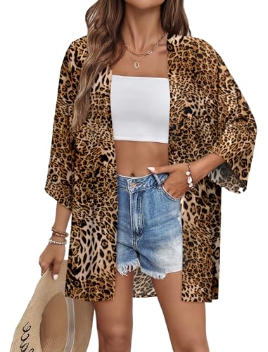 Image of BB&KK Women's Floral Kimono Summer Short Cover Ups Tops