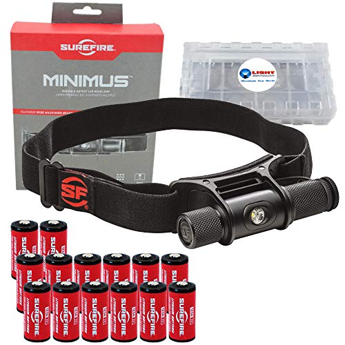 SureFire Minimus Variable Output LED Headlamp with MaxVision Reflector with 12 Extra Surefire