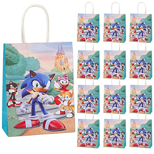 12 Pezzi Sonic Sacchetti di Caramelle, Sacchetti