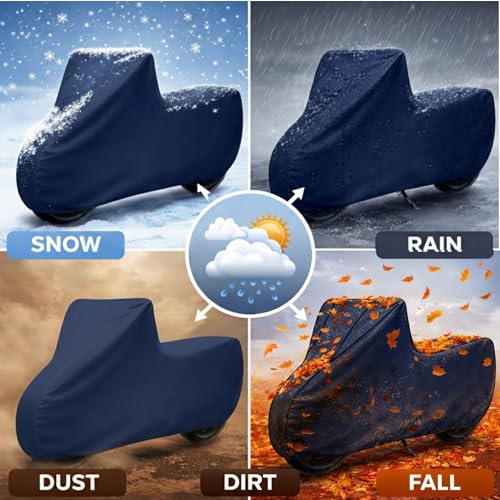 Image of Premium Scooty Cover for Electric Infinity E1, Plus, Infinity E1 All Model fit 100% Waterproof Dustproof Scratchproof - Ultra-Shield & All Weaather Protection for All Scooter Bike Cover