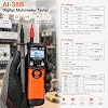 Pen Voltmeter Multimeter, AIOMEST 600V AC/DC Voltage Tester, Resistance 20M Ohm Meter, Electrical Continuity Tester with Audible Sound, Diode Test, Digital VOM Volt Meter AI-38B