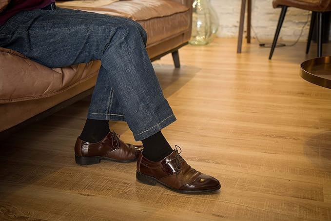 Feetalk Diabetic-Friendly Socks for Men & Women - 98% Cotton (6 Pairs) Business & Daily Wear - Image 2