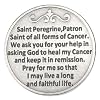 Trinity Church Supply St. Peregrine Pocket Token, Patron Saint of Cancer Prayer Coin, Small Inspirational Catholic Gift, 1 ⅛ Inch Diameter, Made In Italy #1