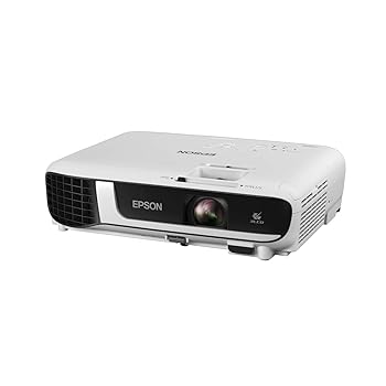 Epson EB-W51-3LCD 4000 lumens Home Cinema Portable Projector, White