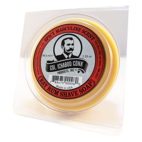 Col Conk Glycerin Shave Soap - Bay Rum