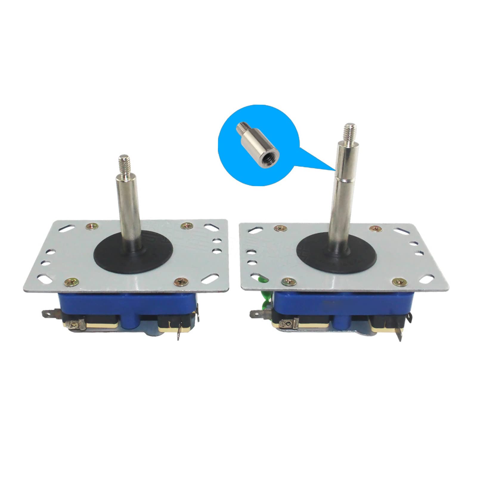 Extensor de eje de palanca de mando de arcade cromado, accesorios de juego, extensión de controlador de juego, Rodone para SANWA/Joystick de precisión