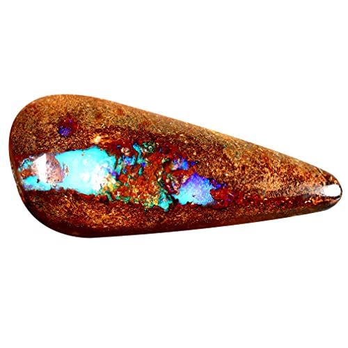 Pierre opale rocheuse Koroit multicolore de 11.60 carats, gemme naturelle libre d'Australie