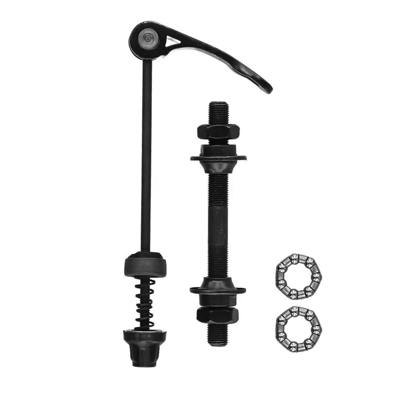 Sgancio Rapido Per Bici - 1 Coppia Assi Anteriore/Posteriore Per MTB, Strada, BMX - Foto 2