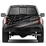 Factory Crafts Tailgate Vinyl Graphic Decal Wrap-Universal Trim to Fit Any Vehicle - 66'X25'- Subdued V2