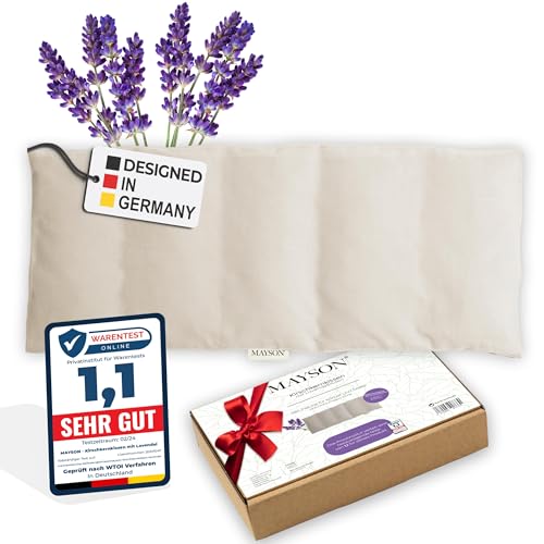 MAYSON® BIO Kirschkernkissen mit Lavendel -...