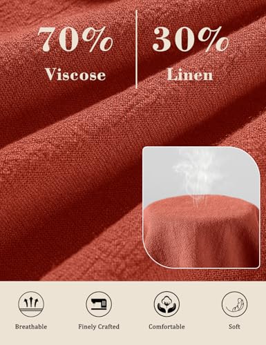 Image of Linen Pants for Women Flowy Palazzo Pants Boho High Waist Wide Leg Trousers Summer Beach Vacation Outfits 2026