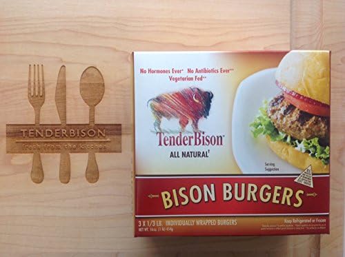 Buffalo (Bison) 5.3 oz.(1/3 Lb.) Burger Boxes - (4 - 1 lb. Boxes) (Count 12)