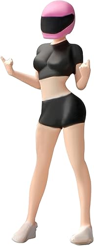 Miniatura 1 de kivcmds Figura pintada a escala 164 Mini modelo trenes arquitectónicos figuras de personas de plástico de pie, modelo femenino de corredor, adecuado