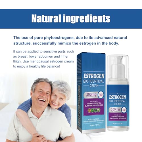 Mnozreo Menopause Progesteron Creme,Weibliche Wechseljahre Creme,Linderung Wechseljahre Balance...