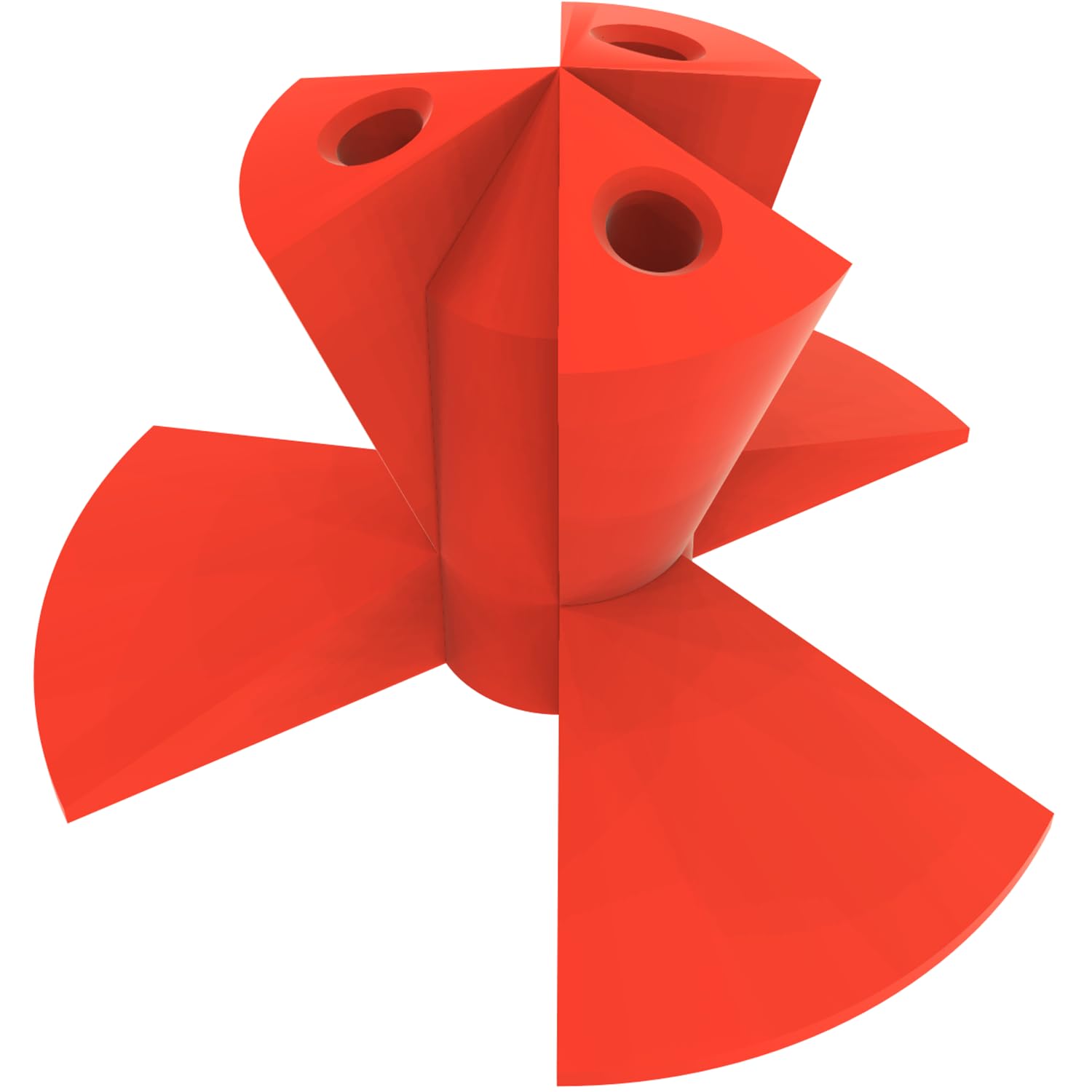 Desktop Dart Holder Stand for 3 Steel Soft Tip Darts Desk Bar (Red)