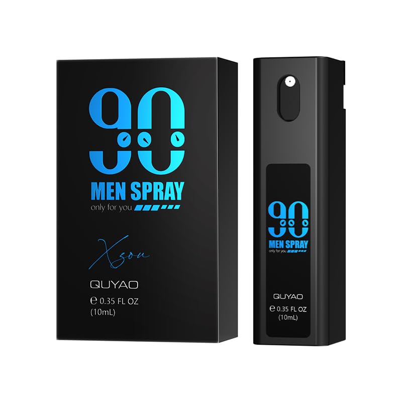 Delay Sprayer for Long Last Men, Fast-Acting Formula Male Longer Sprays in Bed, Enhancing Intimacy Experience for Couples, Discreet Travel-Size Personal Care Mist, Extend Intimacy Time,90