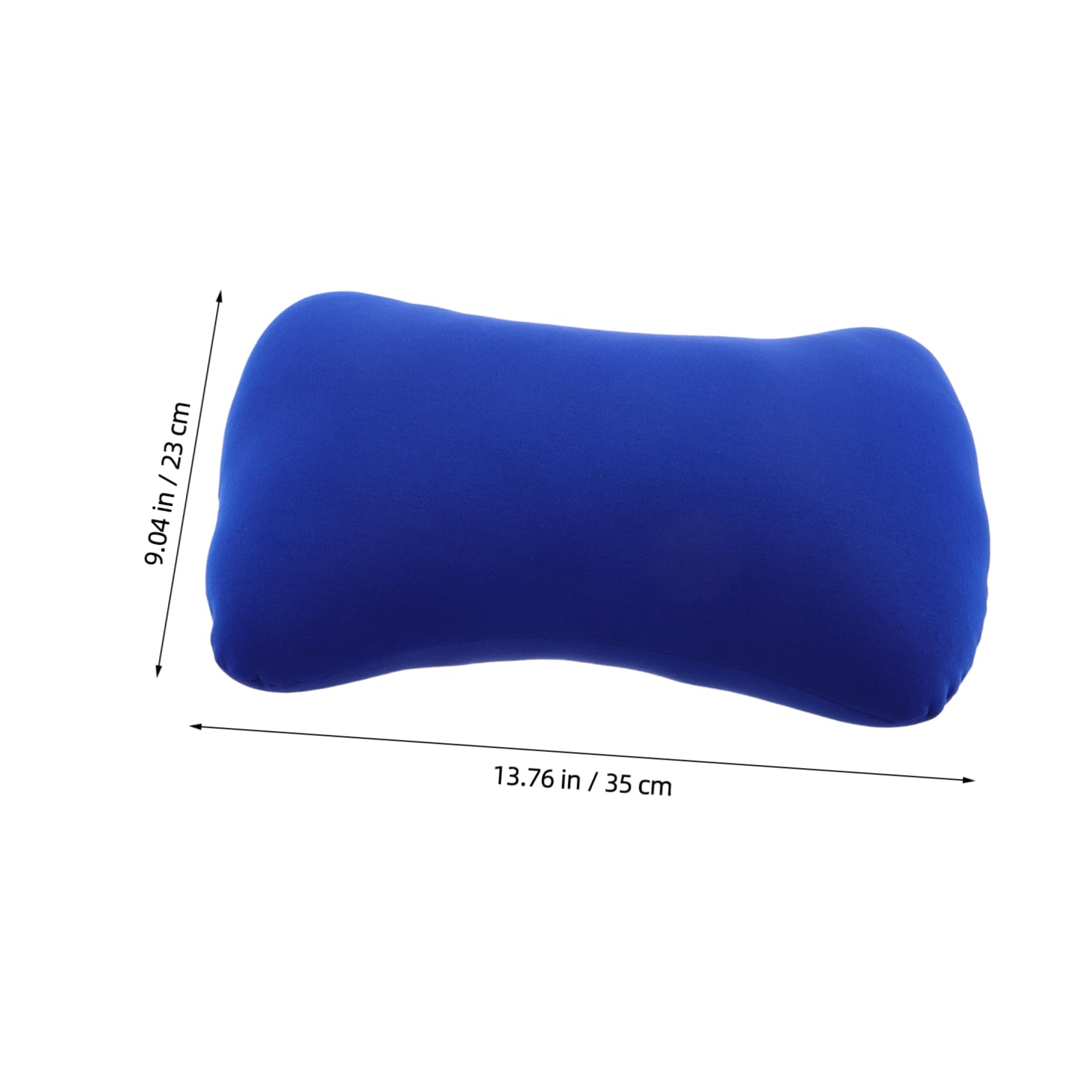Abaodam Almohada Pequeña de Viaje Portátil de Espuma en Forma de Hueso, Ligera y Lavable de Poliéster Spandex para Cuello y Zona Lumbar en Camping y Exteriores