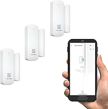 YoLink LoRa Smart Door & Window Sensor 3-Pack: Door Left-Open Reminders, up to 1/4 Mile Open-Air Range, up to 5 Year Battery Life, Alexa, IFTTT, Home Assistant