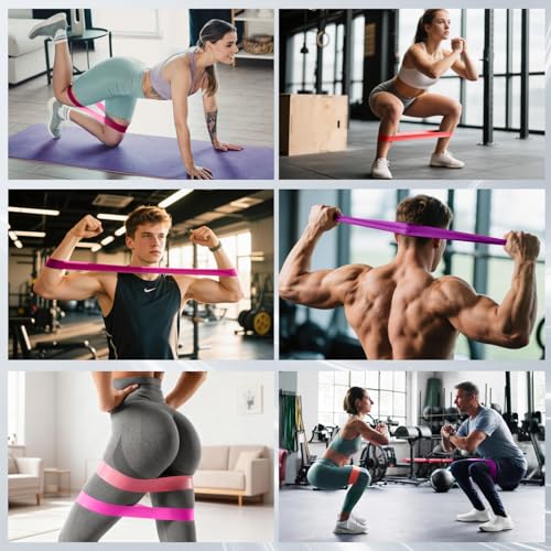 Image of LEEKEY Pull Up Assistance Bands,Muit Levels Resistance Bands for Senior /Adults,Exercise Bands with Door Anchor, Strength Bands for Fitness Training, Physical Therapy,Home Gym Workouts