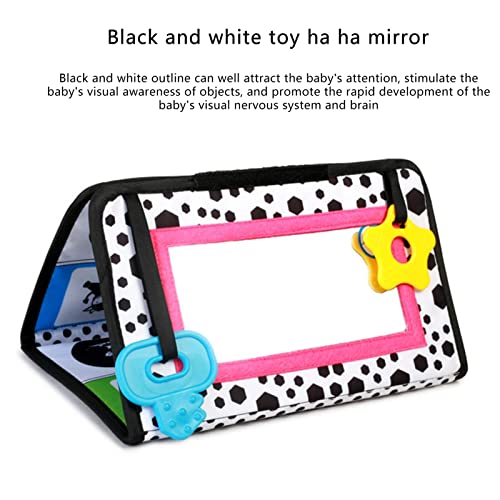 Baby Mirror Toys | Fun Cognitive Folding Album Cloth Book Floor Mirror - Baby Mirror Toys for Tummy