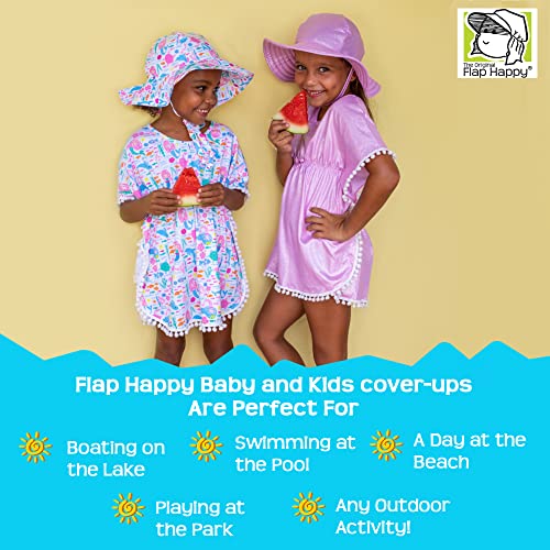 Image of Flap Happy Girls' UPF 50+ Kaia Beach Swim Cover-up