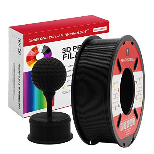 Reviews de Materiales de impresión 3D de filamento para comprar online. 48 XINGTONGZHILIAN - Filamento PLA normal de 1.75 mm de diámetro para impresión 3D y/o lápiz 3D de alta calidad. 1 KG. 1 carrete color NEGRO PLA normal