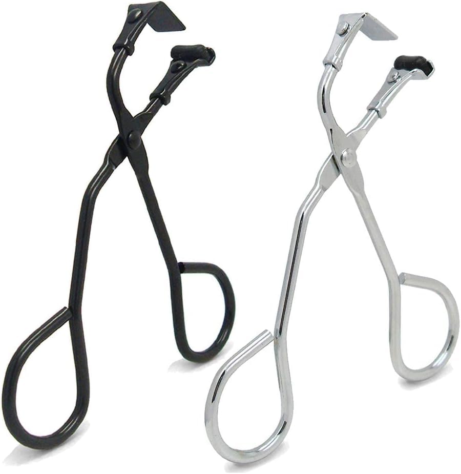 2 Pcs Eyelash Curler with Tweezers Kit