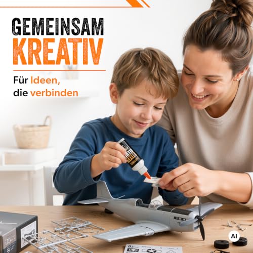 Alleskleber 100 ml - Bastelkleber Universalkleber Hobby Haushalt Modellbau – Ansicht 6