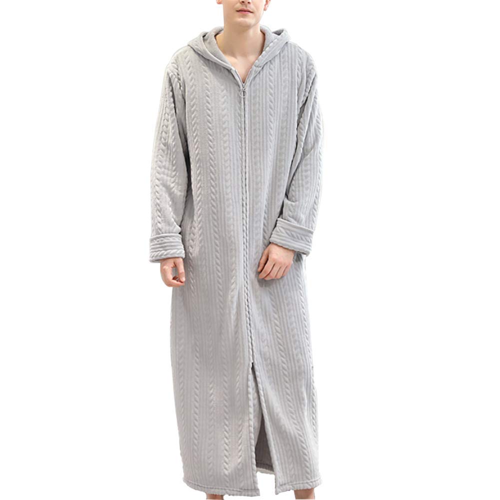 Ropa de dormir pijamas bata de casa CFWSHJ con camisón y túnicas largas de lana para invierno 8