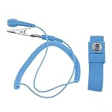 ESD-Handschlaufe, antistatisches Armband mit Erdungskabel und Clip zur Verhinderung statischer Entladungen bei Elektronikreparatur, Computer-Wartung und antistatischen Geräten