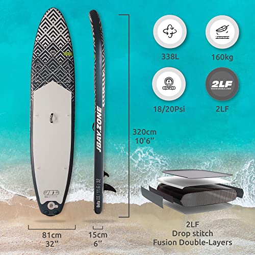 JBAY.ZONE Delta D3, Tavola Stand Up Paddle