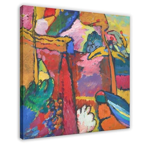 Poster Wassily Kandinsky Study for Improvisation V art abstrait 50x50