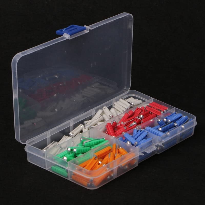 200Pcs 5A 8A 10A 16A 25A Ceramic Continental Car Fuse Set Bullet Classic 97BB