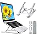 Glangeh Supporto PC Portatile Regolabili, Porta PC Raffreddamento Pieghevole, Alluminio Ventilato Laptop Stand Compatibile con MacBook Air/PRO, Samsung, Surface, dell, Acer, Lenovo, iPad e Tablet