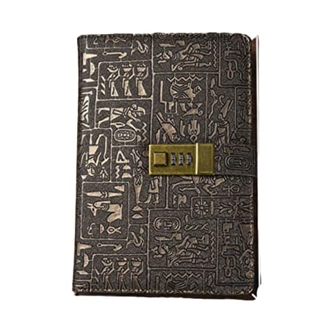 A5 A6 B5 Codebook Diary with Lock European Retro Notebook Simple Hand Account Book Notepad 200 Pages Cover