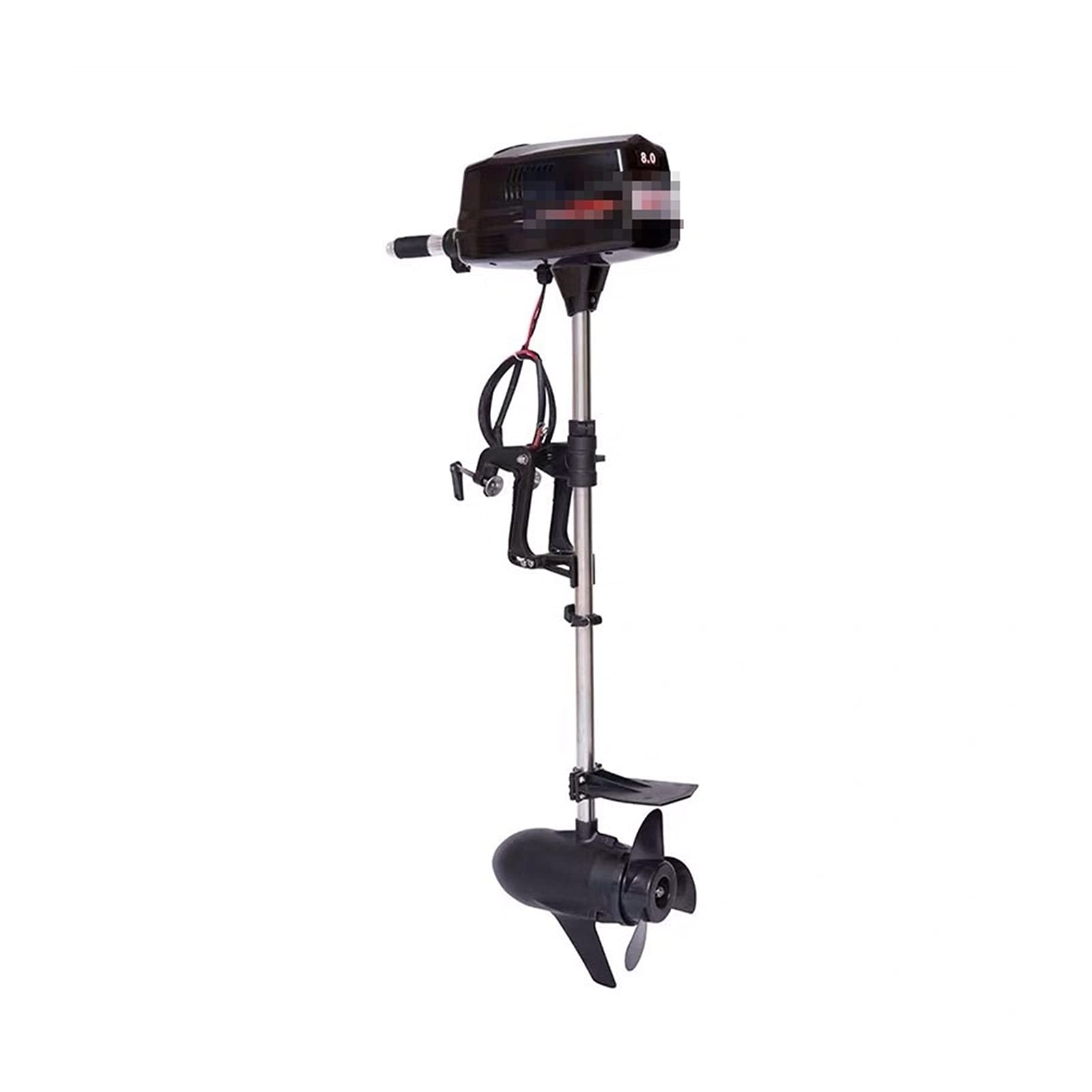 CVFRDD Outboard Motor, 8.0 Brushless Electric Boat Outboard Motor with M2200 48V 2200W Output Fishing Engine