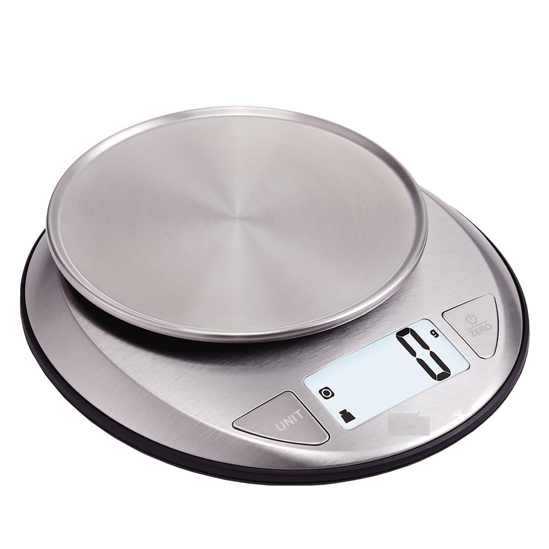 SAINI_MEDICOS Digital Kitchen Weighing Scale Stainless Steel (5Kg)