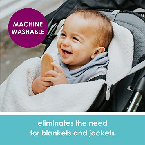 Image of Tomy Cole Bundleme - Original, Baby Bunting Bag, Winter Protection for Baby Car Seats and Strollers, Black