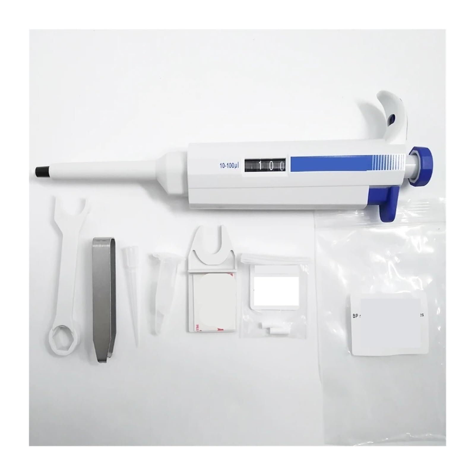 Elektronische Pipette, Pipetten, Labor-Mikropipetten-Einkanalzubehör-Handbuch,Tragbares Pipettengerät(0.1-2.5ul)