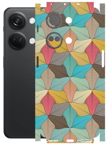 Image of AtOdds - Full Body Back Screen Guard Protector Film - Lamination Wrap Skin Sticker Compatible with ONEPLUS NORD 3 (5G) | Scratchproof Matte Finish (Autumn)