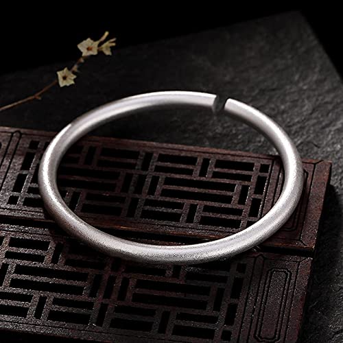 Bijoux pour Dames Argent s999 Anti-Allergie à Ouverture Facile sans Fermoir