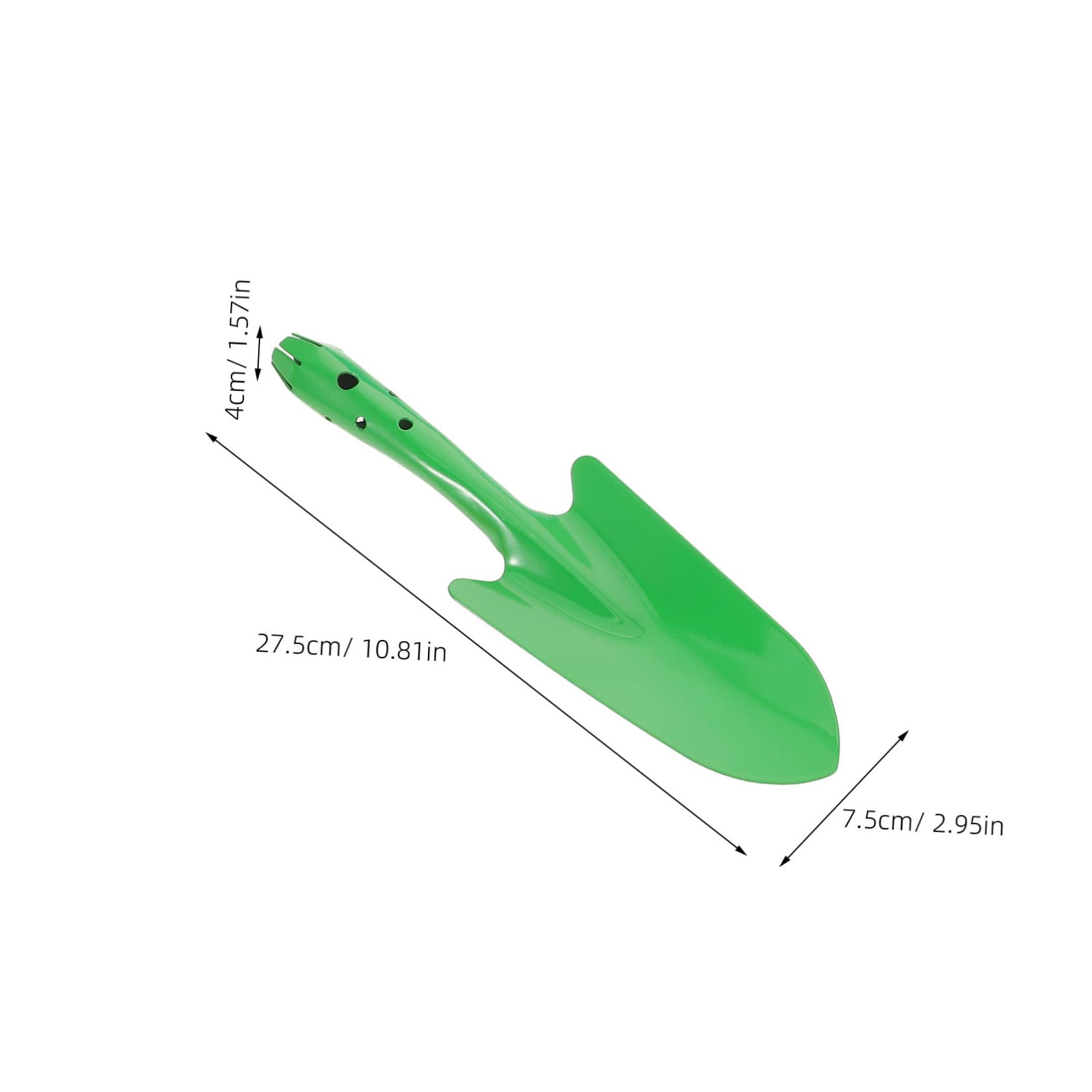 18 Pollici Cazzuola Manuale in Metallo per Giardinaggio Bordo Stabile, per Rompere Terreno Compatto, Piccoli Attrezzi da Giardino per Piante e Aiuole in Ambienti ed Esterni