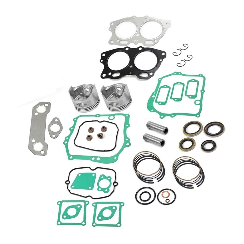 pist. Kit di riparazione for guarnizione tenuta dell'anello del pistone sovradimensionato da 0,5 mm, adatto for carrello golf a 4 tempi EZGO, motore Fuji EH35C MCI 350 cc
