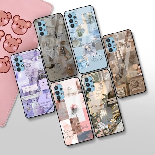 Image of COLORflow Back Cover Compatible with Samsung Galaxy A23 4G / A23 5G | Aesthetic Color Customized | Shockproof TPU Bumper with Camera Protection Back Case, Multicolour