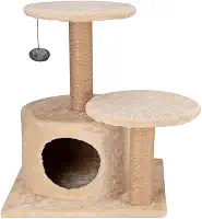 Chalesco Arranhador Torre Dupla Roma para Gatos
