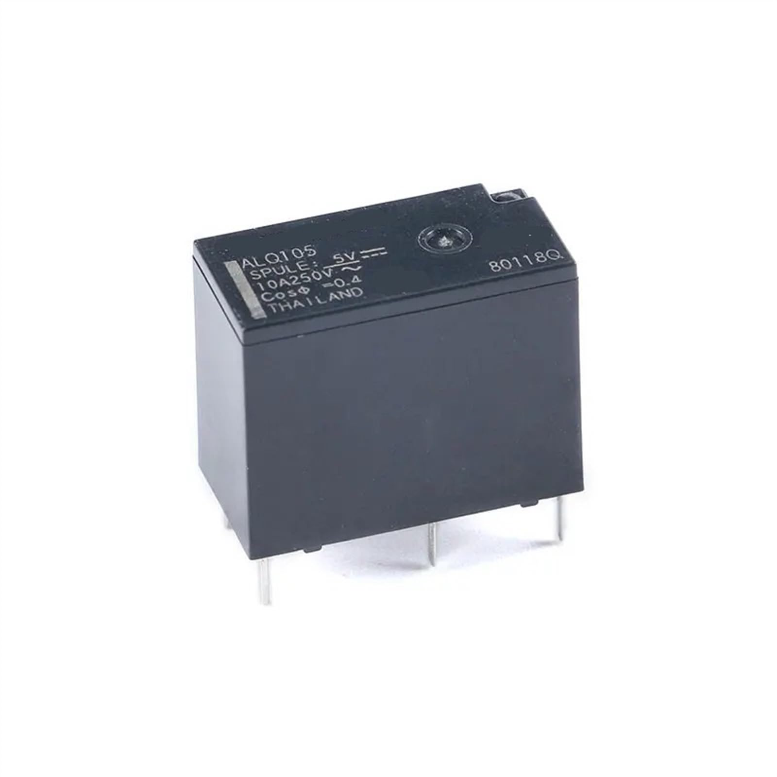 Relais 12V ALQ112 5 broches 10A pour circuit imprimé